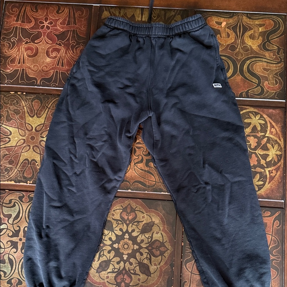 Kith Black Logo Joggers